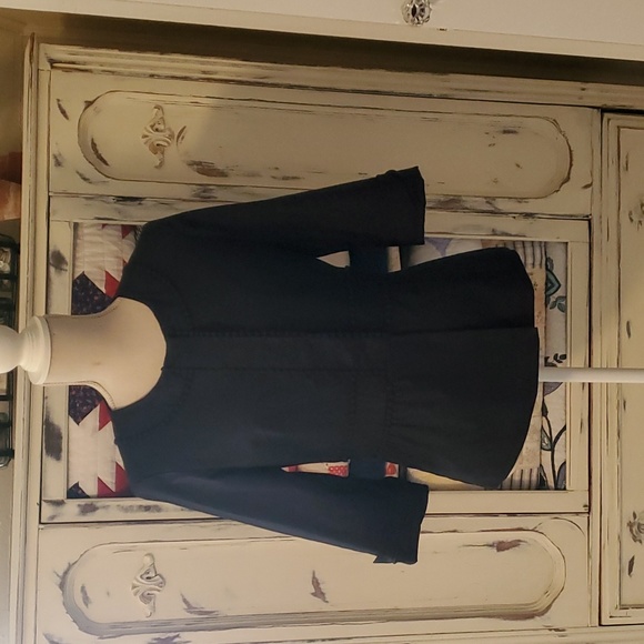 Adorable Willi Smith Lined Black Jacket with 3/4 Sleeves, Small - Picture 1 of 8